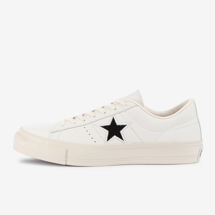 CONVERSE ONE STAR J EB LEATHER White/Black Japan Exclusive